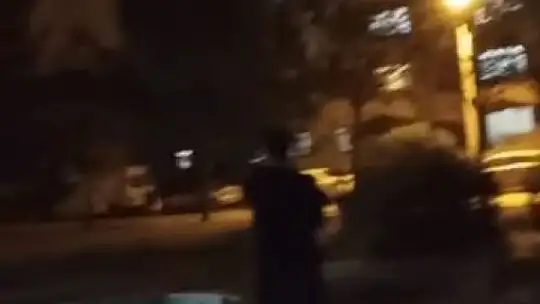 ''Nerde bu benim diyen abiler'' diyerek havaya ateş açtı