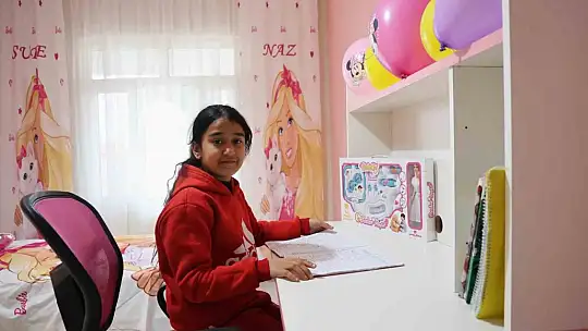 10 yaşındaki Sude Naz'ın çizdiği resim gerçeğe dönüştü