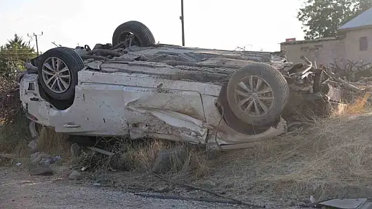 Ağaçları kırıp tarlaya uçtu, tekerleği ise 50 metre uzaklıktaki bahçeye fırladı