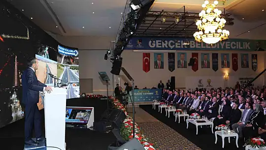 Belediye Başkanı Şahin Şerifoğulları 'Yeni Yüzyılda Elazığ Vizyonunu' tanıttı