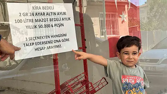Böyle 'kiralık' ilanı görülmedi: Kirayı 400 ekmekten 100 litre mazota çekti