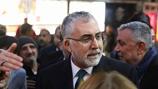 Çalışma ve Sosyal Güvenlik Bakanı Işıkhan esnafla bir araya geldi