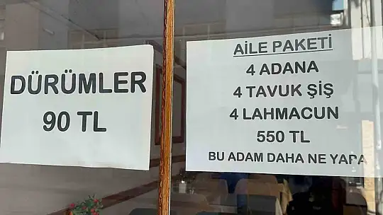 Dar gelirlinin dostu esnaf: Burada yemekler 4'te bir fiyatına