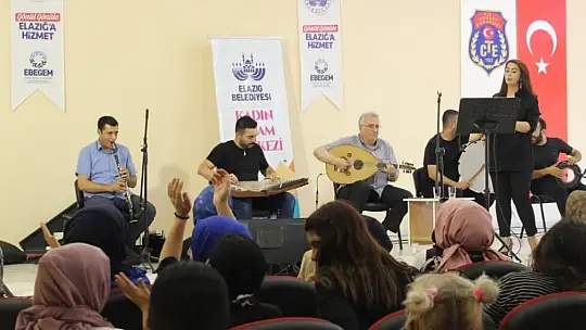 Elazığ Belediyesi, kadın hükümlüler için moral konseri düzenledi