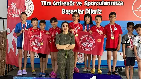 Elazığ Belediyesi'nden yüzmede 98 derece