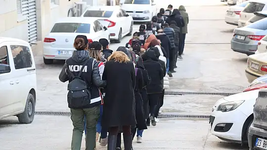 Elazığ'da 'Cımbız' operasyonu: 16 şüpheli gözaltına alındı