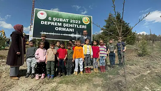 Elazığ'da 'Deprem Şehitleri Hatıra Ormanı' oluşturuldu