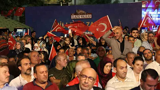 Elazığ'da 15 Temmuz etkinliklerle anıldı