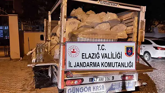 Keban'da 3 bin 500 litre kaçak şarap ele geçirildi