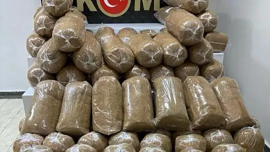 Elazığ'da 6,5 milyon bandrolsüz makaron ve 438 kilo tütün ele geçirildi