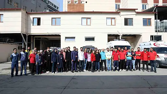Elazığ'da 6.7'lik deprem tatbikatı