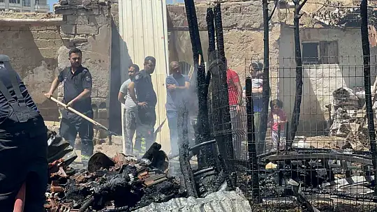 Elazığ'da ahır ve kümes yangını: 15 keçi, 29 tavuk telef oldu