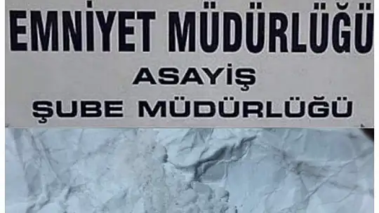 Elazığ'da asayiş uygulamaları: Uyuşturucu madde ve ruhsatsız silah ele geçirildi