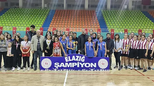 Elazığ'da Basketbol Yerel Lig U14 müsabakaları tamamlandı