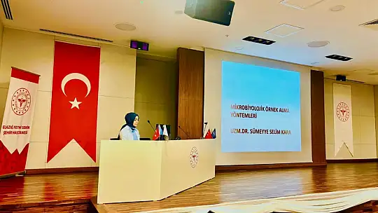 Elazığ'da damar içi katater enfeksiyonları ve kültür alma yöntemleri semineri