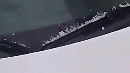 Elazığ'da dolu yağışı etkili oldu
