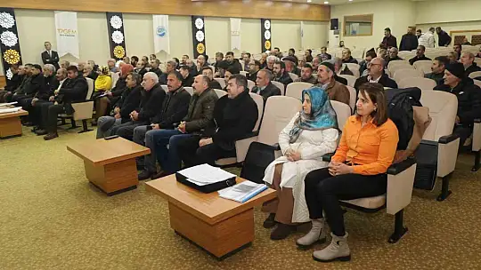 Elazığ'da ekonomik ve altyapı yatırımları bilgilendirme toplantısı