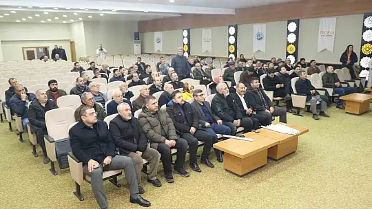 Elazığ'da ekonomik ve altyapı yatırımları bilgilendirme toplantısı