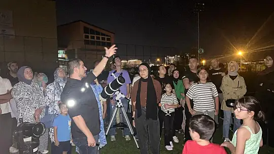 Elazığ'da gökyüzü gözlem etkinliği düzenlendi