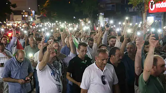 Elazığ'da Haniye için yürüyüş