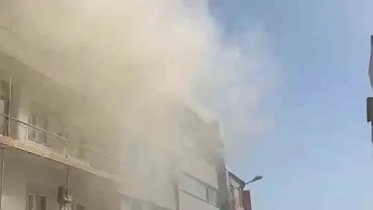 Elazığ'da havalandırma motoru yangın çıkardı