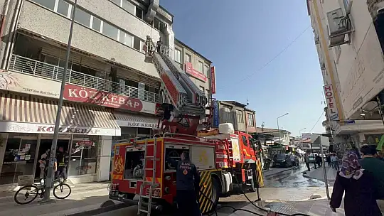 Elazığ'da havalandırma motoru yangın çıkardı