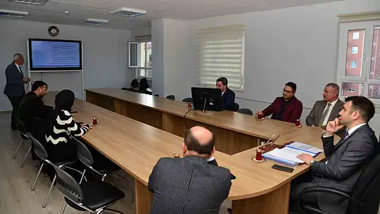 Elazığ'da hazırlanan 3 yeni proje ile ilgili sunum yapıldı