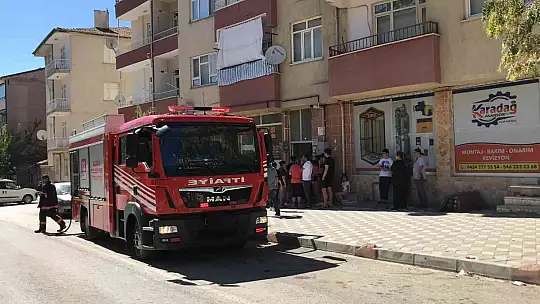 Elazığ'da ikametgah yangını