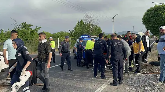 Elazığ'da iki otomobil çarpıştı: 7 yaralı