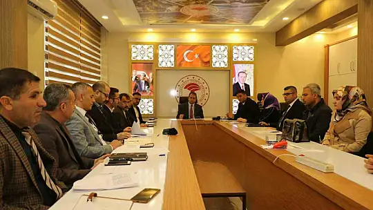 Elazığ'da istatistik bilgi sistemi toplantısı düzenlendi