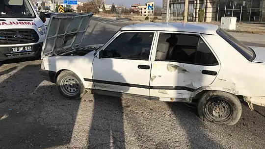 Elazığ'da kaza kameralara yansıdı