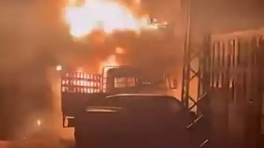 Elazığ'da korkutan yangın