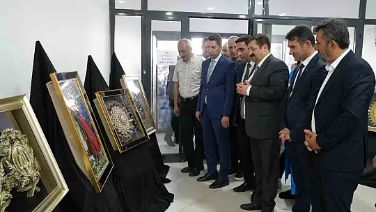 Elazığ'da kursiyerlerin ürünleri görücüye çıktı