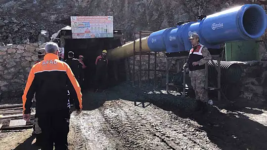 Elazığ'da maden ocağında göçük: 3 işçi kurtarıldı, 1 işçi göçük altında