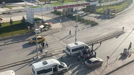 Elazığ'da minibüsün çarptığı kadın yaralandı