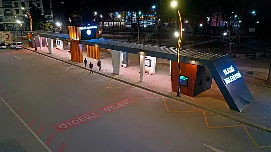 Elazığ'da modern yolcu otobüs durağı hayata geçti