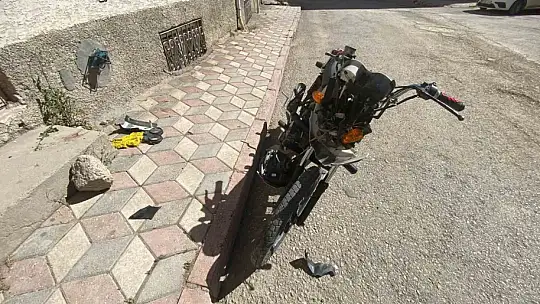 Elazığ'da motosiklet kazası: 1 yaralı