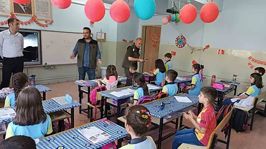 Elazığ'da öğrencilere orman yangınları öncesi tedbirler anlatıldı