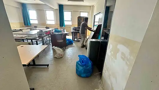 Elazığ'da okullar yeni eğitim öğretim yılına hazırlanıyor