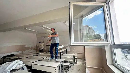 Elazığ'da okullar yeni eğitim öğretim yılına hazırlanıyor