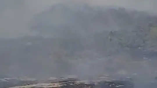 Elazığ'da otluk alanda yangın