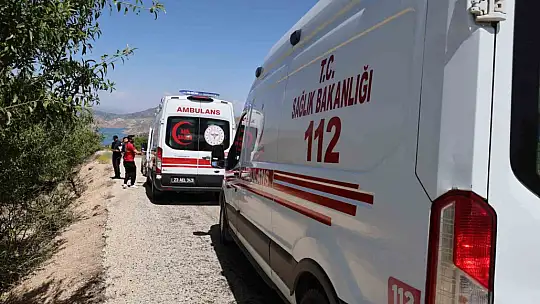Elazığ'da otomobil şarampole yuvarlandı: 4 yaralandı