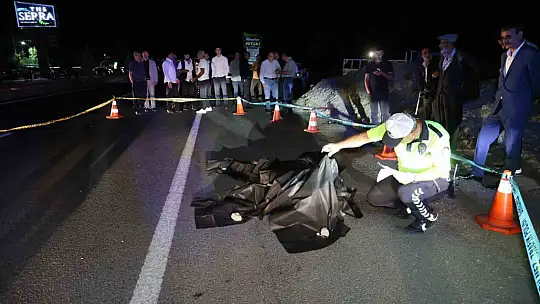 Elazığ'da otomobilin çarptığı yaya hayatını kaybetti