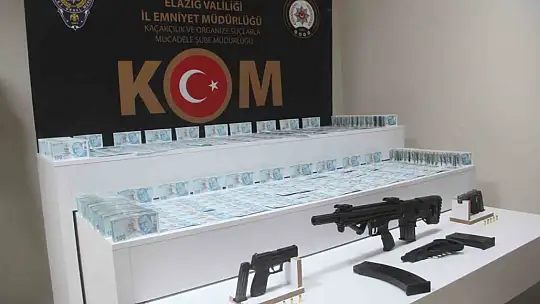Elazığ'da sahte para ve silah ticaretine yönelik operasyon: 6 gözaltı