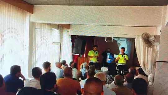 Elazığ'da servis sürücülerine eğitim