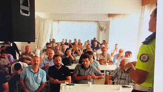 Elazığ'da servis sürücülerine eğitim