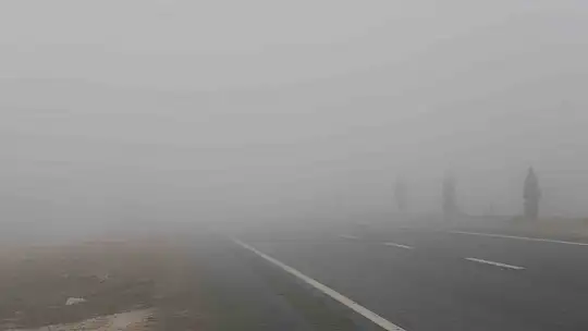 Elazığ'da sis etkili oldu, görüş mesafesi 2 metreye kadar düştü