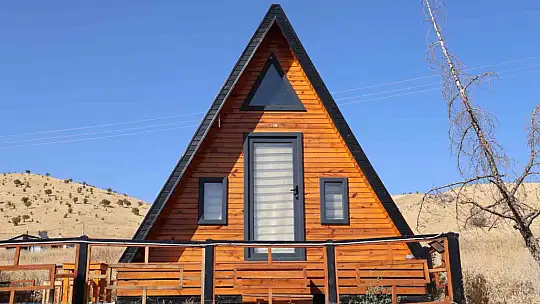 Elazığ'da tatilcilerin yeni gözdesi bungalovlar