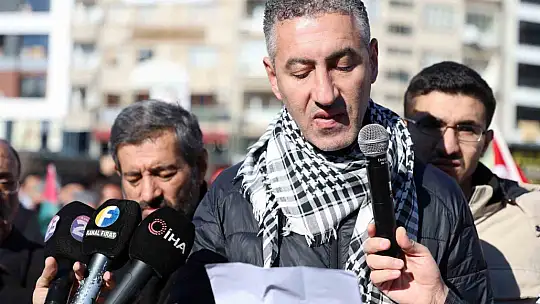 Elazığ'da teröre lanet, Filistin'e destek yürüyüşü