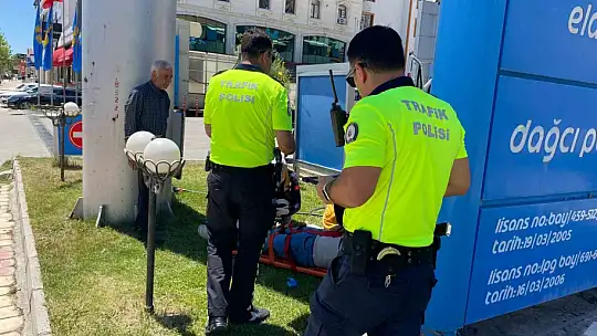 Elazığ'da trafik kazası : 1 yaralı